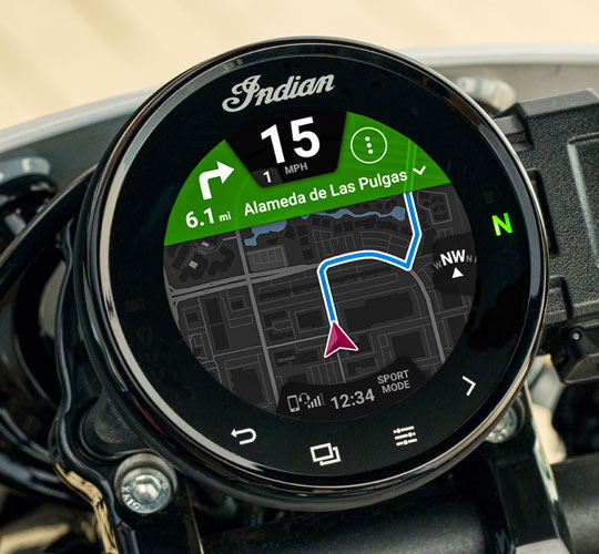 4-Zoll-Touchscreen mit Ride Command®